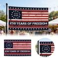 thumbnail image 2 of Us 250 Flag – 250th Anniversary USA Double Sided 3-Ply Outdoor Flag, We The People 1776-2026 Patriotic Yard & House Banner for 4th of July (3X5), 2 of 6