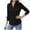 Black, variant on Busydd Ladies Tops and Blouses Trendy Long Sleeve Button Down Shirts for Women Casual Solid Color Lapel Dress Shirts for Women XL
