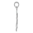 thumbnail image 5 of Auriga Fine Jewelry 14K White Gold Diamond-cut Dragonfly Pendant for Women, 5 of 5