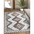 thumbnail image 5 of CAMILSON Oriental Retro Persian Traditional Vintage Distressed Non-Shedding Indoor Area Rug(4006-Beige 5x7), 5 of 9