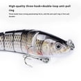 thumbnail image 4 of Eigraketly Bait Lure Crankbait Pesca Multi-seccional Hundimiento Swimbait con Garra Barb Hook, D8K-11 Type3 NO3 Eigraketly OD000183-06B, 4 of 6