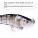 thumbnail image 4 of Eigraketly Bait Lure Crankbait Pesca Multi-seccional Hundimiento Swimbait con Garra Barb Hook, D8K-03 Type3 NO3 Eigraketly OD000183-03B, 4 of 6