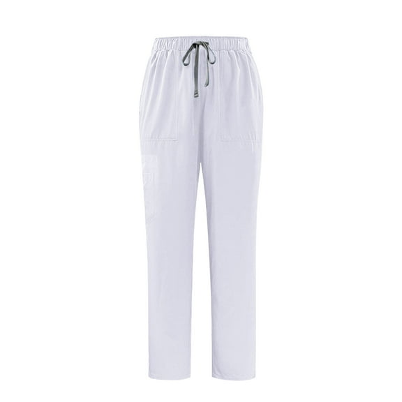 JIA JIA SHUANG Men's Pants Elastic Waist Solid Color Drawstring Lounge Trousers Soft Stretchy Lightweight Sweatpants with pockets