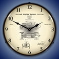 thumbnail image 2 of Collectable Sign and Clock 1920 H. A. Miller Race Car Patent  LED Lighted Premium Wall Clock, 2 of 6
