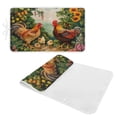 thumbnail image 2 of ZIATUBLES Rooster Chicken Floral Print Portable Ironing Pad Multifunctional Foldable Ironing Blanket Heat Resistant Ironing Mat for Laundry, Travel, RV, 31.5" x 19.6", 2 of 7