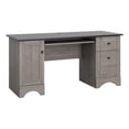 thumbnail image 1 of Pemberly Row Engineered Wood Computer Desk in Mystic Oak with Raven Oak Accent, 1 of 5
