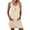 Beige, variant on Oksale Tank Dress for Women with Pockets Plus Size Mini Dresses Casual Summer Round Neck Sundresses Green 3XL
