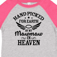 thumbnail image 4 of Inktastic Handpicked for Earth By My Mawmaw in Heaven with Angel Wings Boys or Girls Toddler T-Shirt, 4 of 5