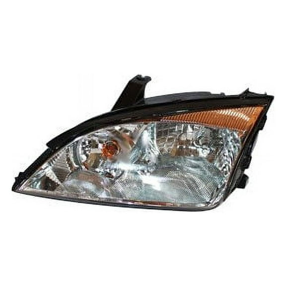 Left Headlight Assembly - Compatible with 2005 - 2007 Ford Focus 2006