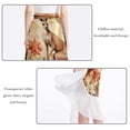 thumbnail image 2 of Kangaroo Women's Chiffon Beach Dresses Summer Dress with Polyester Straps, 2 of 6