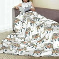 thumbnail image 6 of Pofeuu Indian Elephant Print Ultra-Soft Micro Fleece Blanket,for Bed Or Sofa,All Season Throw Blankets Flannel Blanket-50"x40", 6 of 7