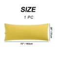 thumbnail image 6 of PiccoCasa 1Pc Silky-Soft 1800 Microfiber Long Body Pillowcase, Jumbo Gold 20"x72", 6 of 7