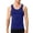 Blue, variant on Men's Solid Color Compression Shirts Sleeveless Tank Top, Muscle Fit Workout Tops Quick Dry for Gym Running, Athletic Sports Baselayer & Casual Undershirt Blackish Green L