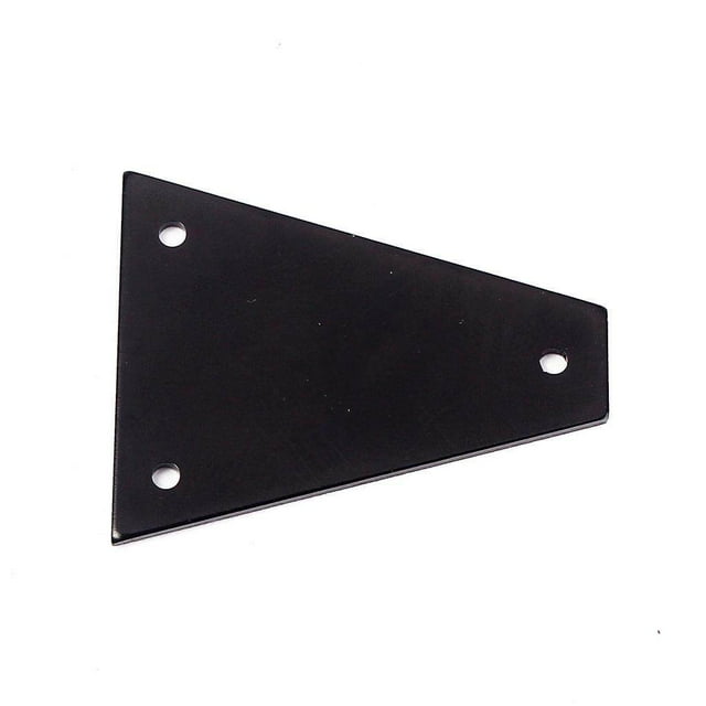 pitrice Blank Aluminum Alloy Truss Rod Cover ACCS for Import Jackson Guitar - Black