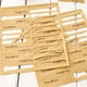 thumbnail image 4 of KAKOWELY 1 juego de sobres de papel kraft vintage hechos a mano para invitaciones DIY, tamaño L, marrón claro, 4 of 4