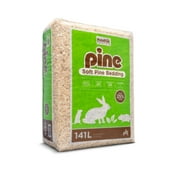 PetsPick Kiln Dried Soft Pine Bedding For Small Pets, 141L