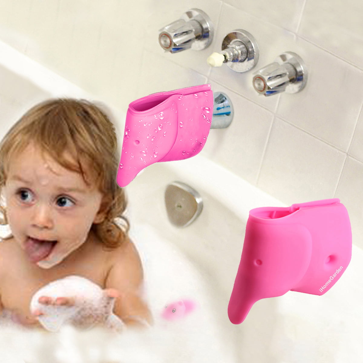 Gamexcel Children S Bathtub Spout Cover, Bathtub Faucet Handle Safety Covers