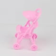 thumbnail image 4 of Children's Play Doll Accessories Simulation Baby Push Car Mini Two Seater Dining Chair, 4 of 8