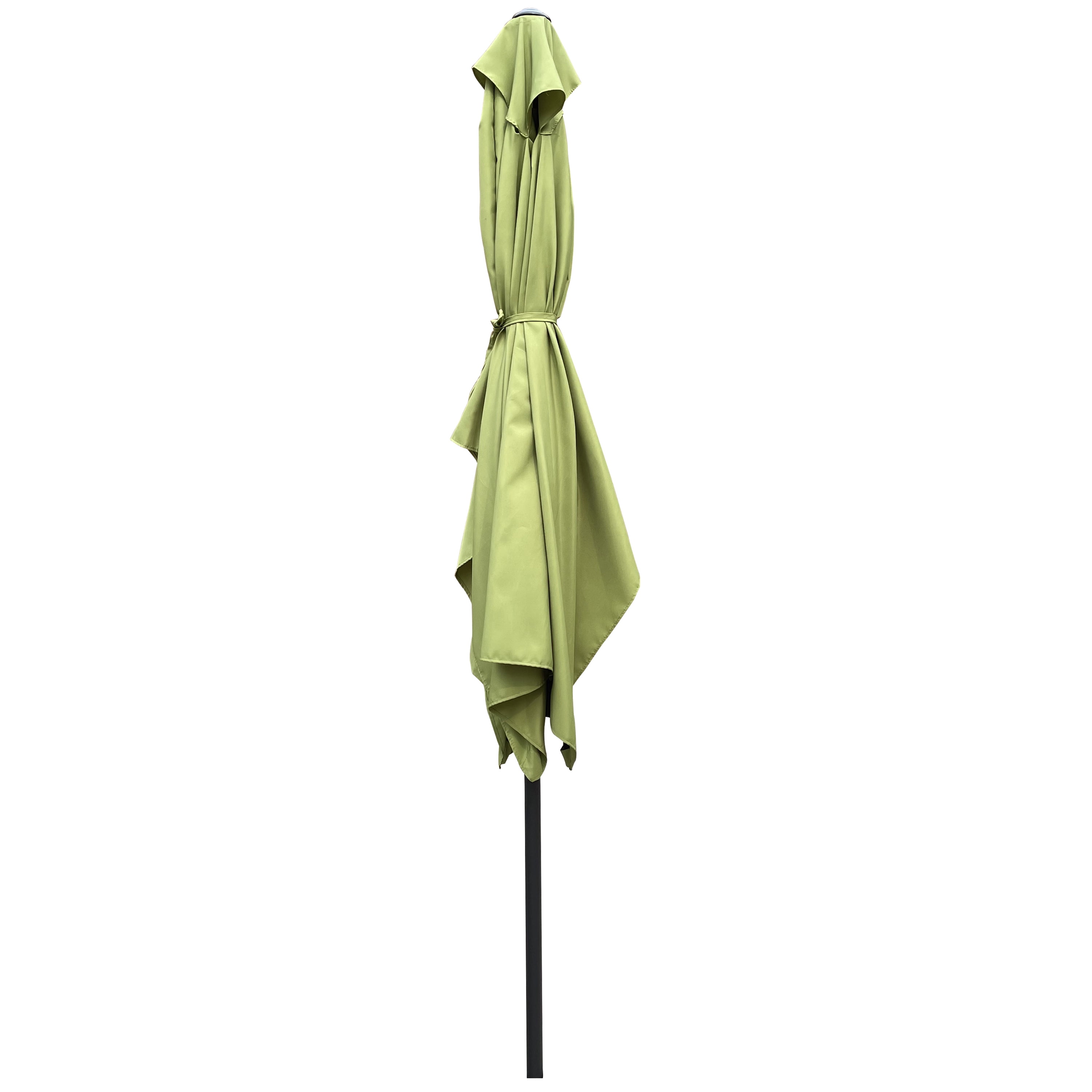 Royard Oaktree 6x9ft Patio Umbrella, Outdoor Rectangular Market Umbrella with Crank and Push Button Tilt, Outside UV Protection Sun Shade Table Umbrella for Garden Lawn Backyard Poolside, Lime green