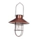 thumbnail image 1 of Lámpara solar colgante para exterior, IP65, de metal, para patio, villa, terraza, cobre, 1 of 9