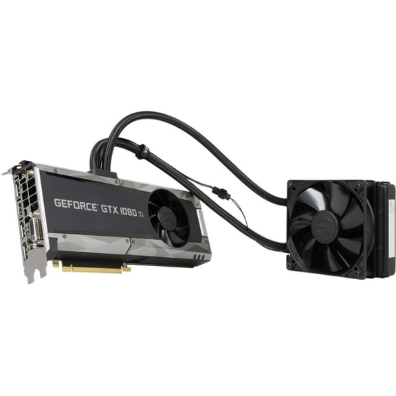 EVGA GeForce GTX 1080 Ti SC2 HYBRID GAMING 11GB GDDR5X HYBRID  LED iCX Technology - 9 Thermal Sensors Video Graphics Card 11G-P4-6598-KR