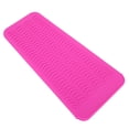 thumbnail image 2 of Plancha de pelo de silicona resistente al calor, funda protectora, rizador de pelo de viaje, alfombrilla antideslizante (rosa roja), 2 of 10