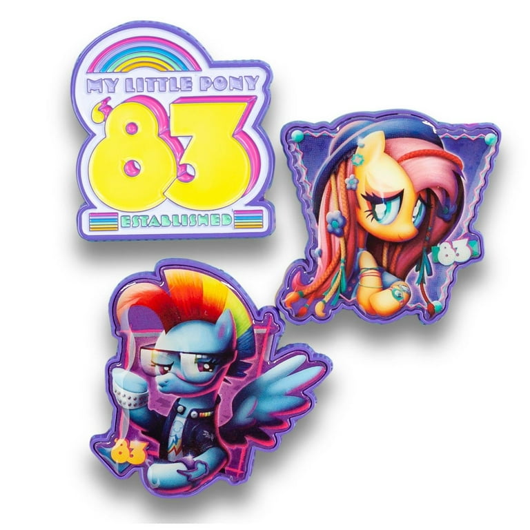 My Little Pony Enamel Pin Set | Collectible Fandom Pins - Walmart.com