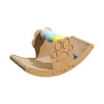 thumbnail image 4 of Cat Scratching Pad with Ball Toy Furniture Protector Cardboard Lounge Bed Style A, 4 of 8
