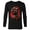 Black, variant on Star Wars Darth Maul Sith - Long Sleeve T-Shirt for Men - Customized-Athletic Heather