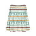 thumbnail image 5 of Women's Fashion Oversized Knitwear Long Sleeve Christmas Vintage Stripe Print Top Loose Fit Sweater for Holiday Fashion,Mint Green,M, 5 of 5