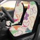 thumbnail image 2 of ABPHQTO Juego de 2 fundas para asientos de coche Color mariposa Universal Auto asientos delanteros Protector apto para coche, SUV sedán, camión, 2 of 3
