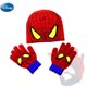 thumbnail image 2 of Sombrero de Spiderman para niños, conjunto de guantes de punto para bebés, gorro cálido de dibujos animados, juguete de Cosplay, regalo de Navidad de Marvel para Navidad, 2 of 4