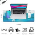 thumbnail image 2 of Stylish Desk Decor: Topographic Pattern Desk Mat Mouse Pad - Extra Large with Non-Slip Rubber Base for Comfort and Style Enhancement, 2 of 7