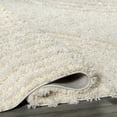thumbnail image 4 of nuLOOM Gloria Abstract Shag Beige 3' x 5' Modern Area Rug, 4 of 9