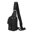 thumbnail image 1 of Riñonera Pequeña, Bolso Bandolera, Mochila para El Día a Día, Ideal para Montar , Pescar, Ir a La Oficina, Viajar Y Hacer Ejercicio. Negro, 1 of 9