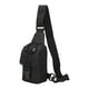 thumbnail image 1 of Mochila pequeña tipo mochila para el pecho para mujeres y hombres, ideal para montañismo, deportes y senderismo. Negro, 1 of 9