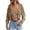 Khaki, variant on HCYSFG Womens 2 Piece Outfit Set Solid Color Cable Knit Crop Top Long Sleeve Button Front Cardigan Matching Clothing Set