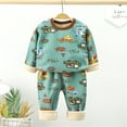 thumbnail image 2 of HIPYLO Newborn Coming Home Outfit Boy My First New Years Baby Girl Outfit 2025 Girls Black Jumpsuit 12 Year-old Girl Gifts Toddler Boy Dress Clothes, Green 5-6 Years, 2 of 3
