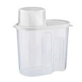 thumbnail image 1 of EIMELI 1.9L Food & Cereal Storage Container Plastic Kitchen Organizer Bin with Pouring Spout  Rice Airtight Dry Food Storage Container Set  Measuring Cup Lid  Ideal for Dry Food  Rice, 1 of 9