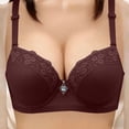 thumbnail image 3 of Aofany Bras for Womens, Women's Underwire Gathered Breathable Underwear Everyday Bra for Women, 38B/C-48B/C, 3 of 7
