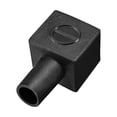 thumbnail image 3 of Cubierta de Protector Aislante de Terminal de Batería Uxcell Plástico Cuadrado de Caucho Rojo Negro 2 Pares, 3 of 4