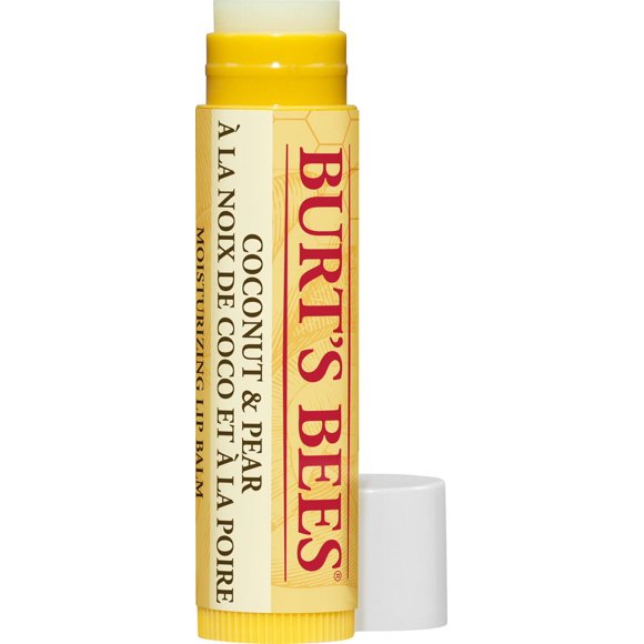 Burt’s Bees 100% Natural Moisturizing Lip Balm, Coconut & Pear -