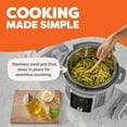 thumbnail image 5 of Instant Pot Duo Plus, 6-Quart Whisper Quiet 9-in-1 Electric Pressure Cooker, Slow Rice Steamer, Sauté, Yogurt Maker, Warmer & Sterilizer, Free App with 800+ Recipes, Stainless Steel, 5 of 5