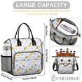 thumbnail image 5 of Pioneer Flower Floral Print Pattern Womens Lunch Box for Work,Insulated Large Lunch Bag,Leakproof Adult Lunch Bag for Work,Beach,Travel,Picnic,Camping, 5 of 6