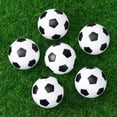 thumbnail image 4 of NUOLUX 6PCS 32mm Pelotas de futbolín Pelota Negra/Blanca, 4 of 5