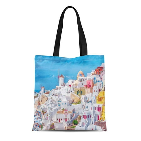Tote Caramel (ASHLEIGH Canvas Tote Bag Stunning Amazing and Beautiful Classic White Caramel Color Greek Durable Reusable Shopping Shoulder Grocery)