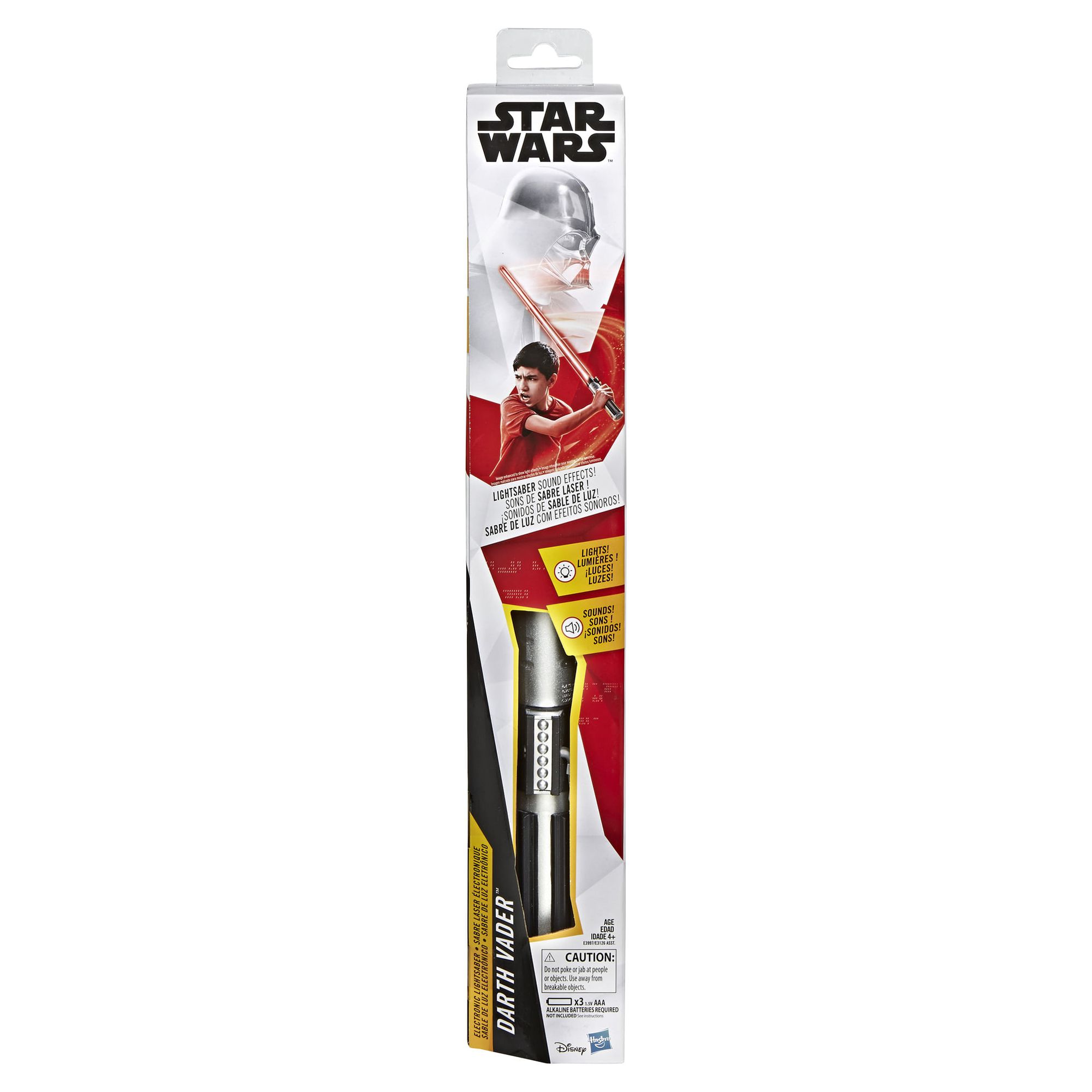 Star Wars Darth Vader Electronic Red Lightsaber Toy Ages 6 and Up Action Figure Accessory - image 2 of 13