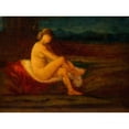 thumbnail image 3 of Newman, Robert Loftin 18x14 Black Modern Framed Museum Art Print Titled - A Bather, 3 of 5