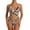 E_ Black, variant on Contrast Binding Double Strap One Piece Swimsuit, V Neck with Full Coverage for Water Sports Black L