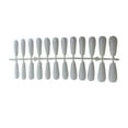 thumbnail image 1 of 24 Pieces False Nails Glitter Shimmering Powder Full Cover Artificial Nail Tips Simple Operation Fingernail Decal DIY Accessory white, 1 of 7